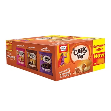 Cake Up Sweet Golden Caramel Cupcakes 26.25g (Pack Of 12)