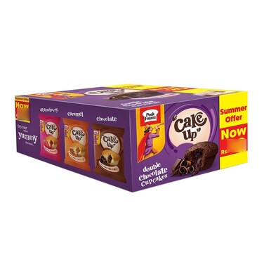 Cake Up Double Chocolate Cupcakes 26.25g (Pack Of 12)