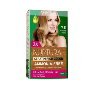 Vince Nurtural Women Hair Color Natural Blond 7.0 132ml