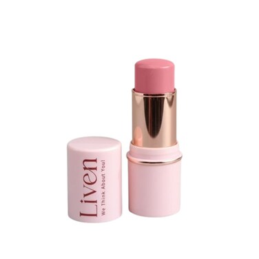 Liven Cream Blush Stick No 4 Mauve Pink