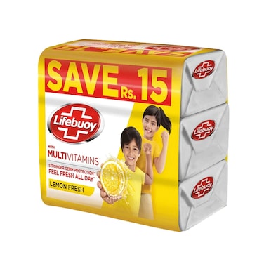 Lifebuoy Lemon Fresh Trio Pack 125 gr