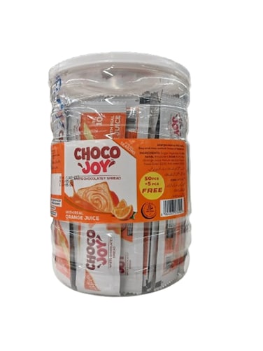 Choco Joy Chocolate Spread Orange 10 gr (Pack Of 50)