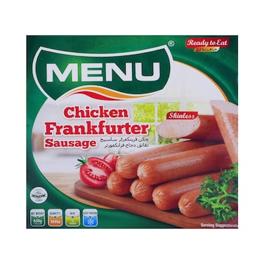 Menu Chicken Frankfurter Sausage 630 gr 14 Pieces