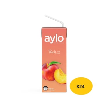Aylo Peach Fruit Drink 200ml (Pack Of 24)