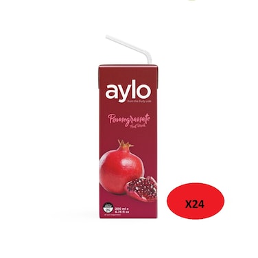 Aylo Pomegranate Fruit Drink 200ml (Pack Of 24)