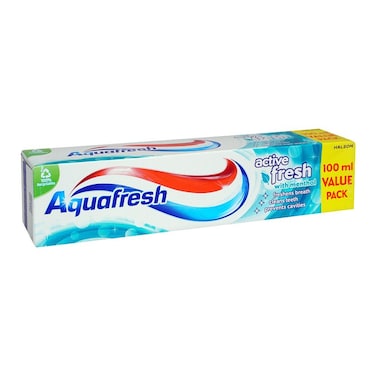 Aqua Fresh Active Fresh With Menthol Tooth Paste Value Pack 100 ml