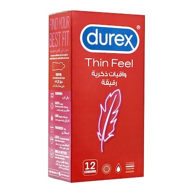 Durex Thin Feel Condoms 12Pcs