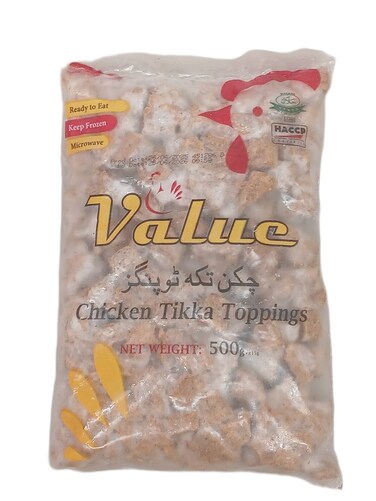 Value Chicken Tikka Topping 500 gr
