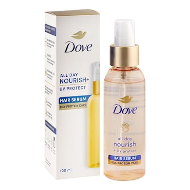 Dove All Day Nourish &amp; UV Protect Bio Protein Care Hair Serum 100ml