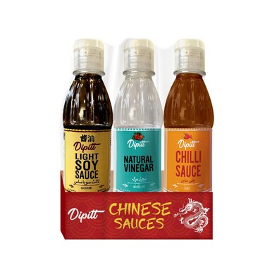 Dipitt Chinese Sauces Trio Pack 900 ml