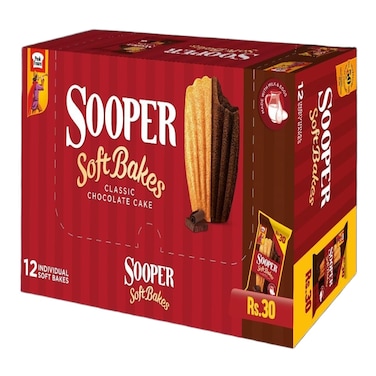 Peek Freans Sooper Soft Bakes Classic Chocolate (Pack Of 12)