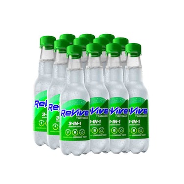 Revive Lemonade Twist 3 In 1 Bottle 300ml (Pack Of 12)