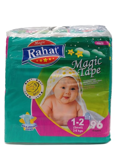 Rahat Magi Baby Jumbo Diaper Small (Pack Of 96)