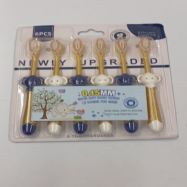 May Flower Baby Tooth Brush 6 Pcs