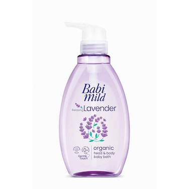 Babi Mild Relaxing Lavender Organic Head &amp; Body Bath 380 ml