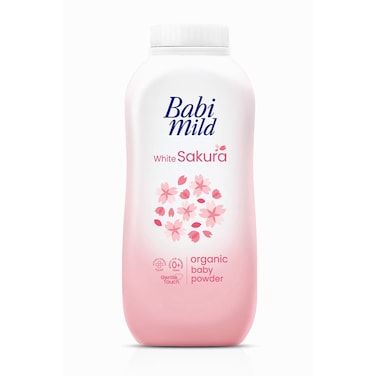 Babi Mild White Sakura Organic Baby Powder 160 gr