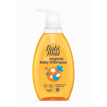 Babi Mild 2 In 1 Organic Baby Shampoo 380 ml