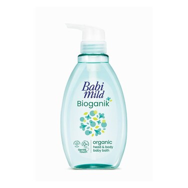 Babi Mild Bioganik Head &amp; Body Baby Bath 380ml
