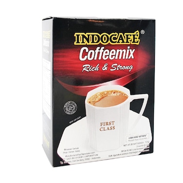 IndoCafe Coffee mix Rich &amp; Strong 27 gr (Pack Of 5)