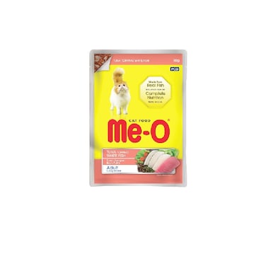 Me-O Cat (PCH) Tuna Topping White Fish in Jelly 80g