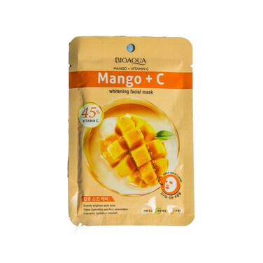 Bioaqua Face Mask With Vitamins Mango + Vitin C