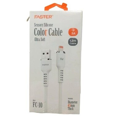 Faster FC-10 Sensory Silicone Ultra Soft Color Cable