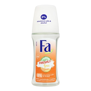 Fa 24H Freshly Free Cucumber &amp; Melon Scent Roll-On Deodorant 50ml