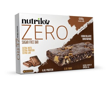 Nutrilov Zero Chocolate Brownie&nbsp;40 gr (Pack Of 6)