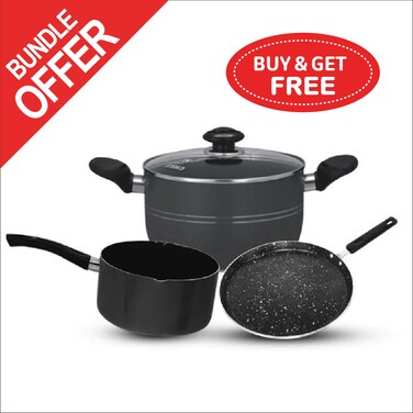 CHEF P/PAN 30 Inch + MLKPAN 18 Inch + CASEROLE 26 Inch