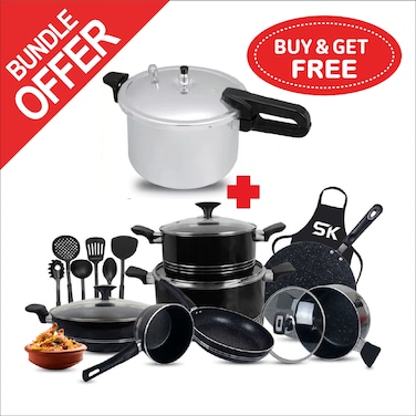SK GIFT SET ELITE 17 PCS + COOKER 7 LTR