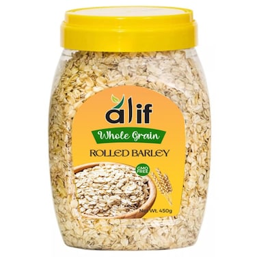 Alif Alif Rolled Barley Jar 450g
