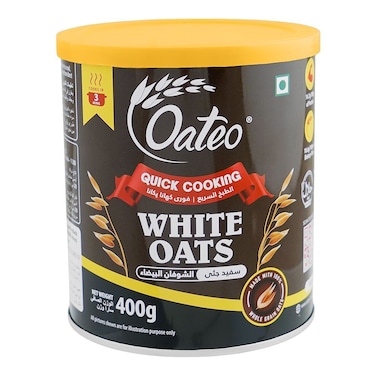Oateo White Oats Tin 400g