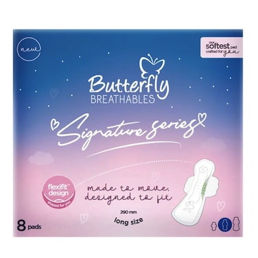 Butterfly Signature Series Long Size Pad (290mm) 8 Pcs