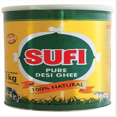 Sufi Desi Ghee Tin 1 Kg