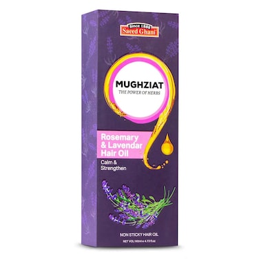 Saeed Ghani Rosemary Lavender Calm &amp; Strengthen Hair Oil 140ml