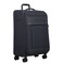 JUMP Monthly's Soft Expandable Luggage Trolley Moka 24Inch