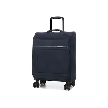 JUMP Monthly's Soft Expandable Luggage Trolley Navy Blue 24Inch