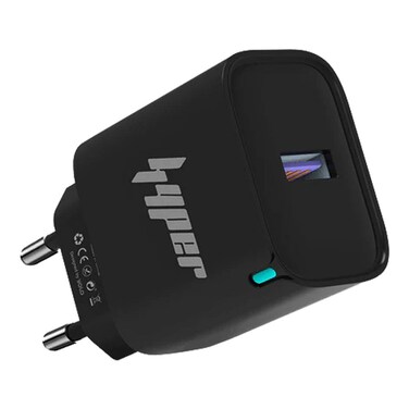 Yolo Type-C &amp; USB-A Port Fast Charger Hyper Volt Series 20W Y-203 Black