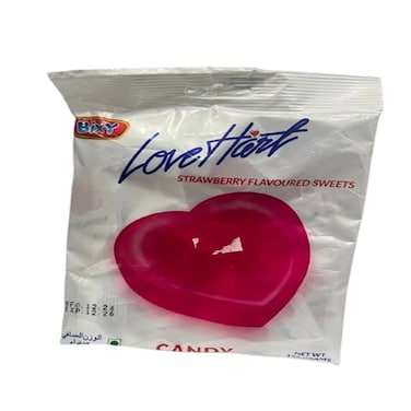Bixy Love Heart Strawberry Candy 120g