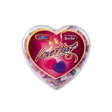 Bixy Love Candy Heart Box Mix Flavour 95g