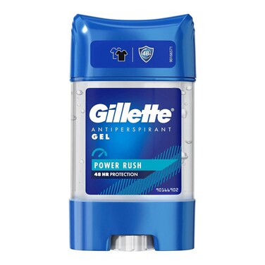 Gillette Power Rush 48H Antiperspirant Clear Gel 70ml