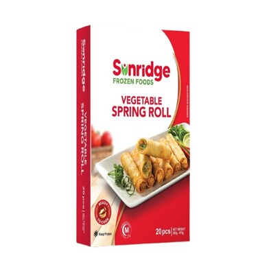 Sunridge Vegetable Spring Roll 20 Pcs
