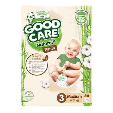 Good Care Natural Pants Medium 56pc