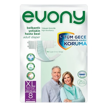 Evony Adult Diaper XL 8 Pcs
