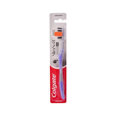 Colgate Slim Soft In-Between Charcoal