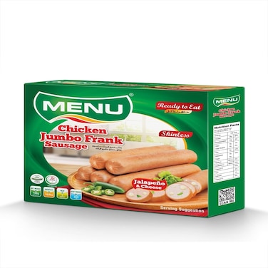 Menu Chicken Jumbo Frank Sausage 740g