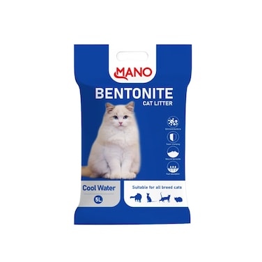 Mano Bentonite Cat Litter Cool Water 4Kg