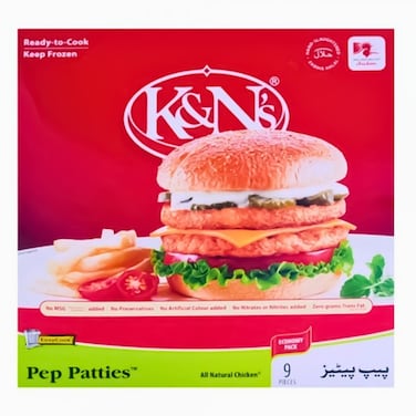 K&amp;N's Pep Patties 850g (Pack Of 9)