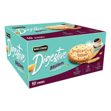 Bisconni Digestive Biscuits 30g (Pack Of 10)