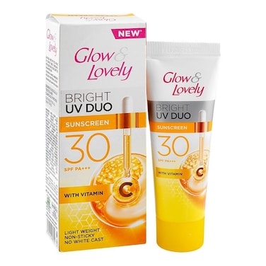 Glow &amp; Lovely Bright UV Duo Sunscreen SPF30 50g